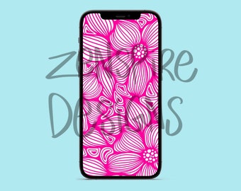 Pink Flower Phone Wallpaper