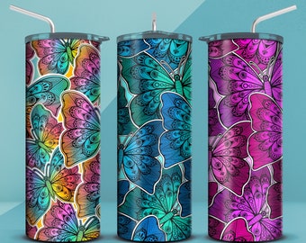 Butterfly Tumbler (7 designs to choose from) 20oz