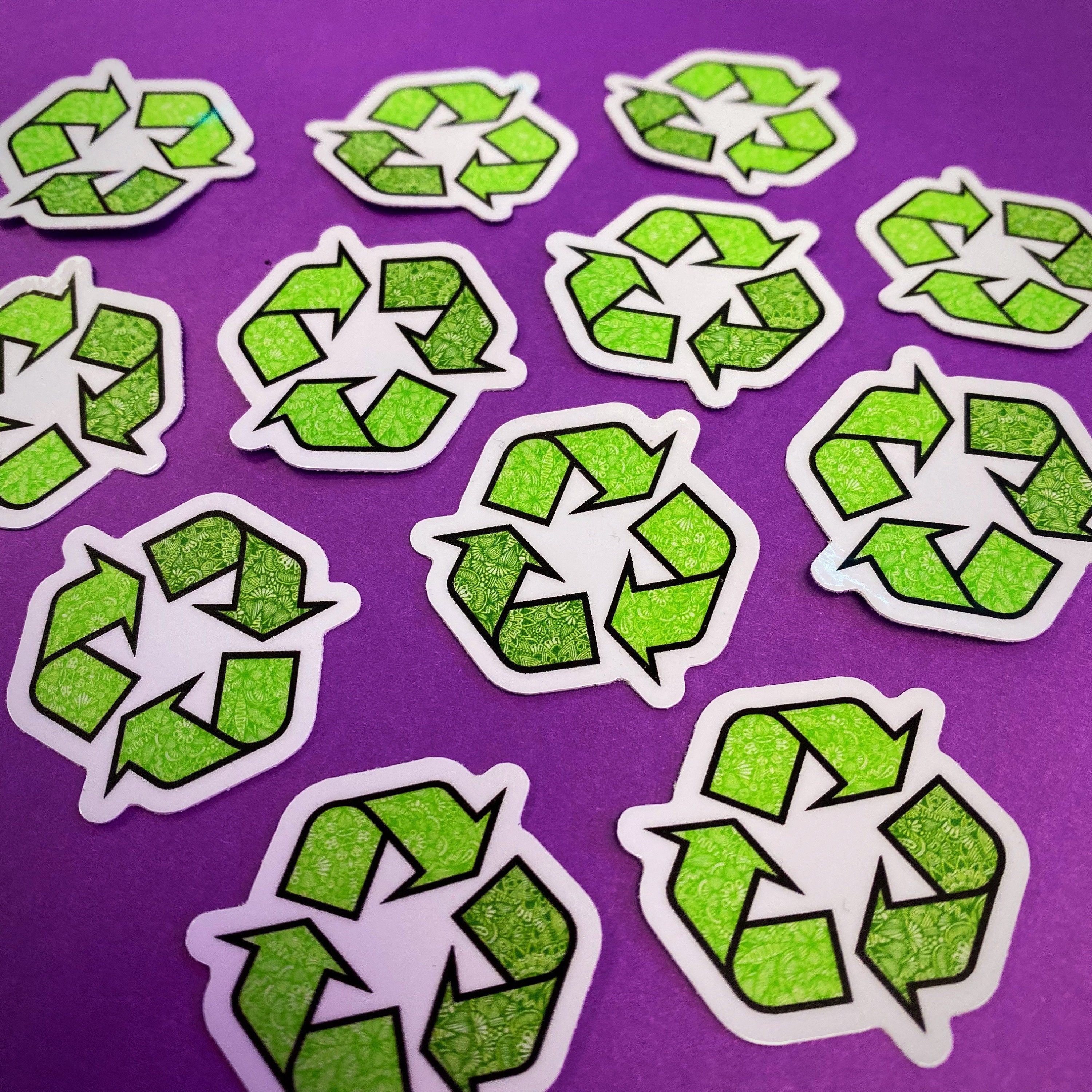 Mini Recycle Sticker (WATERPROOF)