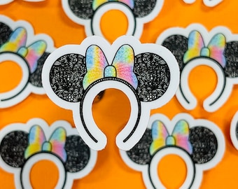 Mini magic ears Sticker (WATERPROOF)