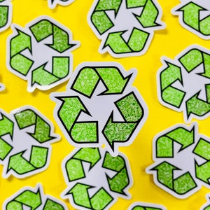 Mini Recycle Sticker (WATERPROOF)