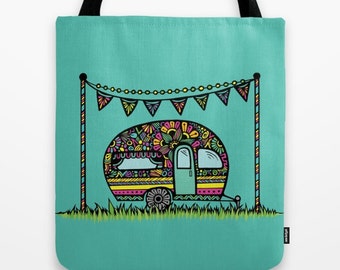 Little Camper Tote Bag