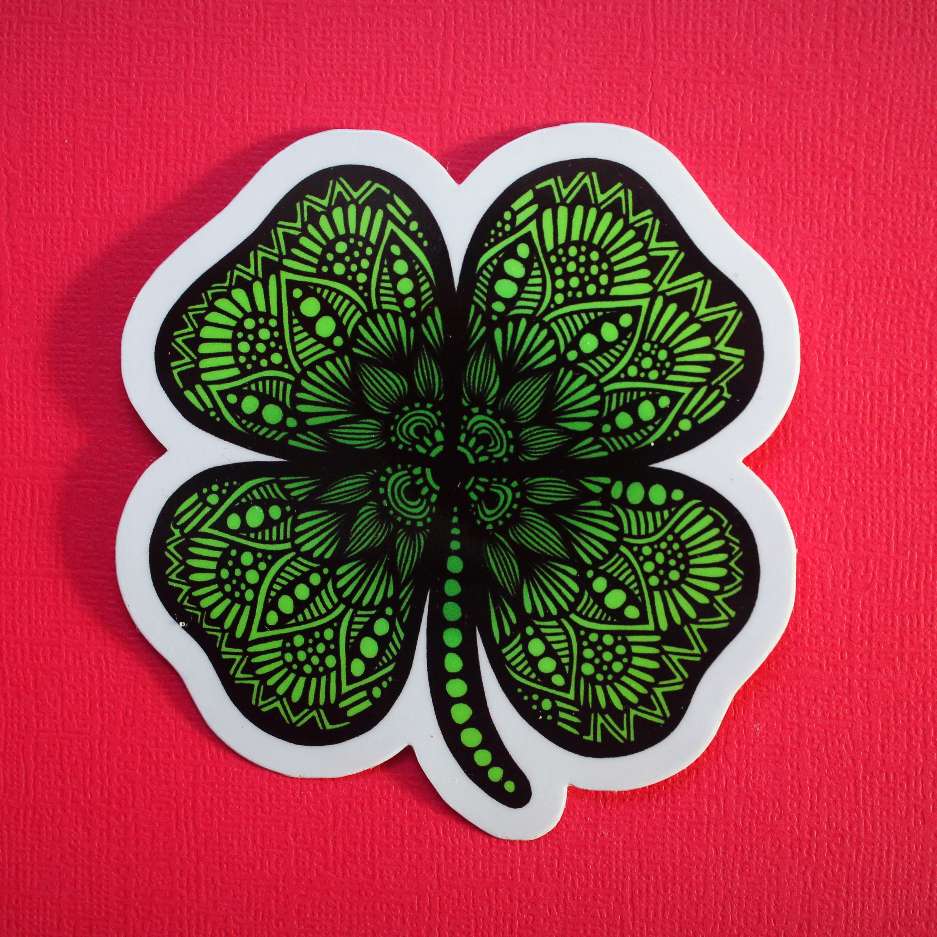 Four Leaf Clover Sticker (WATERPROOF)
