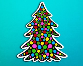 Colorful Tree Sticker (WATERPROOF)