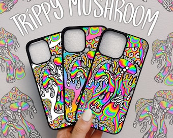 Trippy Mushroom iPhone Case (3 designs to choose from)