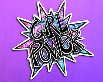 Girl Power Sticker (WATERPROOF)