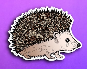 Hedgehog Sticker (WATERPROOF)