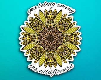 Among the wildflowers Sticker (WATERPROOF)