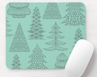 Green Tree Forest Mouse Pad