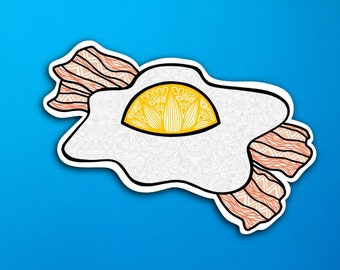 Bacon and Eggs Sticker (WATERPROOF)