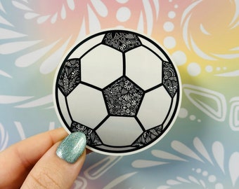 Misprinted Soccer Sticker (WATERPROOF)