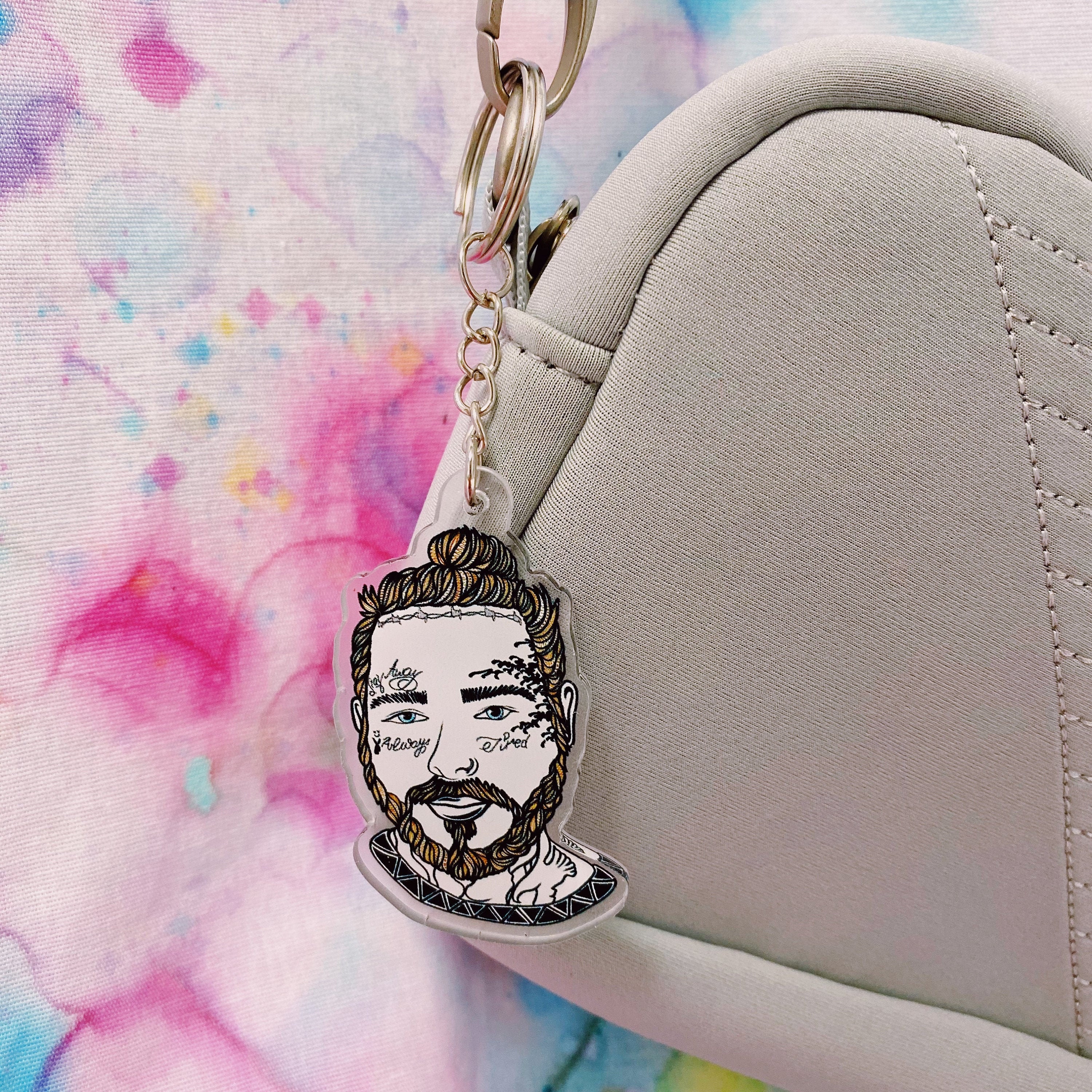 Post Malone Acrylic Keychain