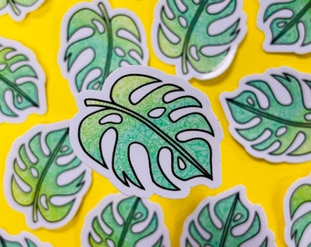 Mini Palm Leaf Sticker (WATERPROOF)
