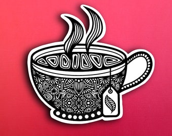 Teacup Sticker (WATERPROOF)