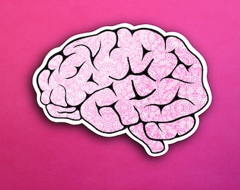 Brain Sticker (WATERPROOF)