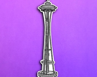 Space Needle Sticker (WATERPROOF)