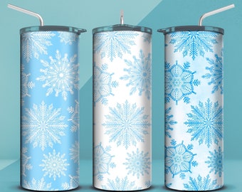 Snowflake Tumbler (3 designs to choose from) 20oz