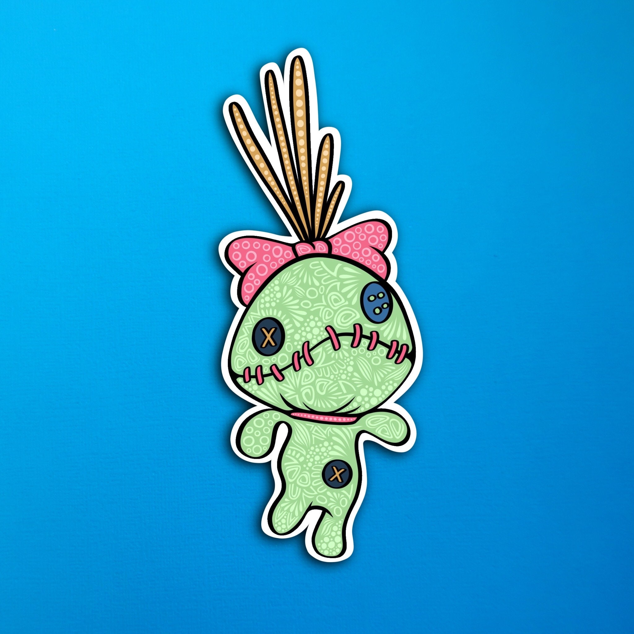 Scrump Doll Sticker (WATERPROOF)