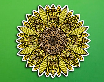 Sunflower Power Sticker (WATERPROOF)