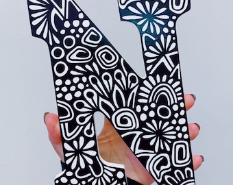 Hand Painted Wooden Letter A-Z