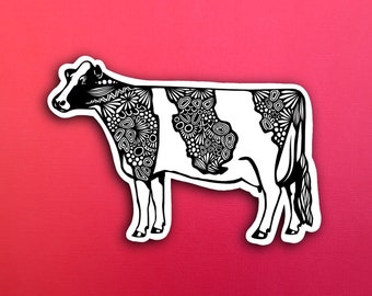 Cow Sticker (WATERPROOF)