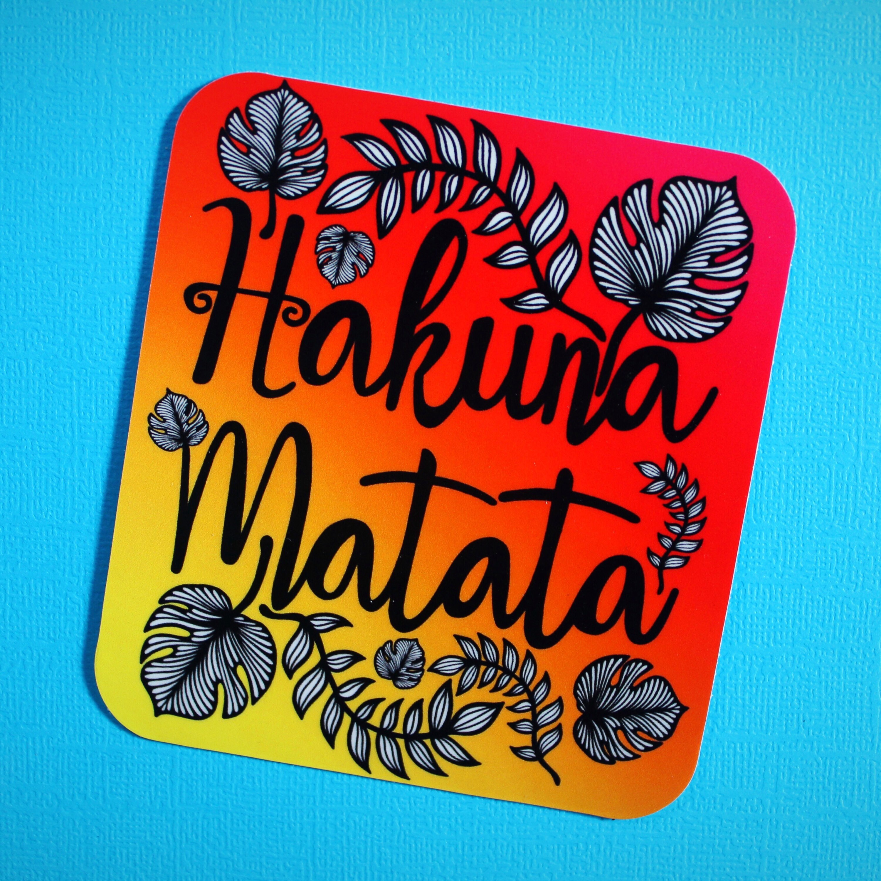 Hakuna Matata Sticker (WATERPROOF)