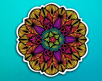 Colors of the Mandala Sticker (WATERPROOF)