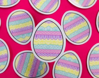 Mini easter egg Sticker (WATERPROOF)