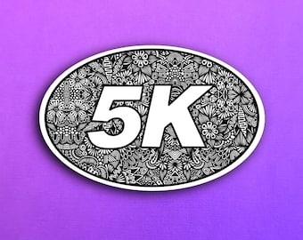 5K Sticker (WATERPROOF)