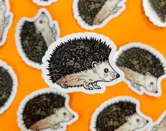 Mini Hedgehog Sticker (WATERPROOF)