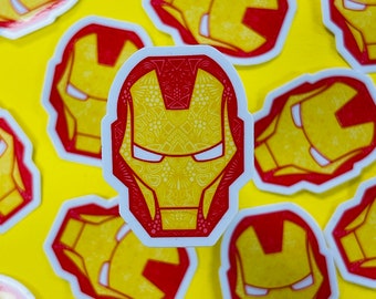 Mini ironman Sticker (WATERPROOF)