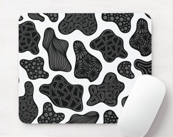 Cow Print Mouse Pad