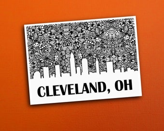 Cleveland Sticker (WATERPROOF)