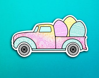 Egg Truck Sticker (WATERPROOF)