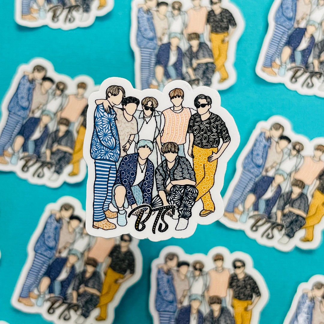 Mini BTS Sticker WATERPROOF - Etsy