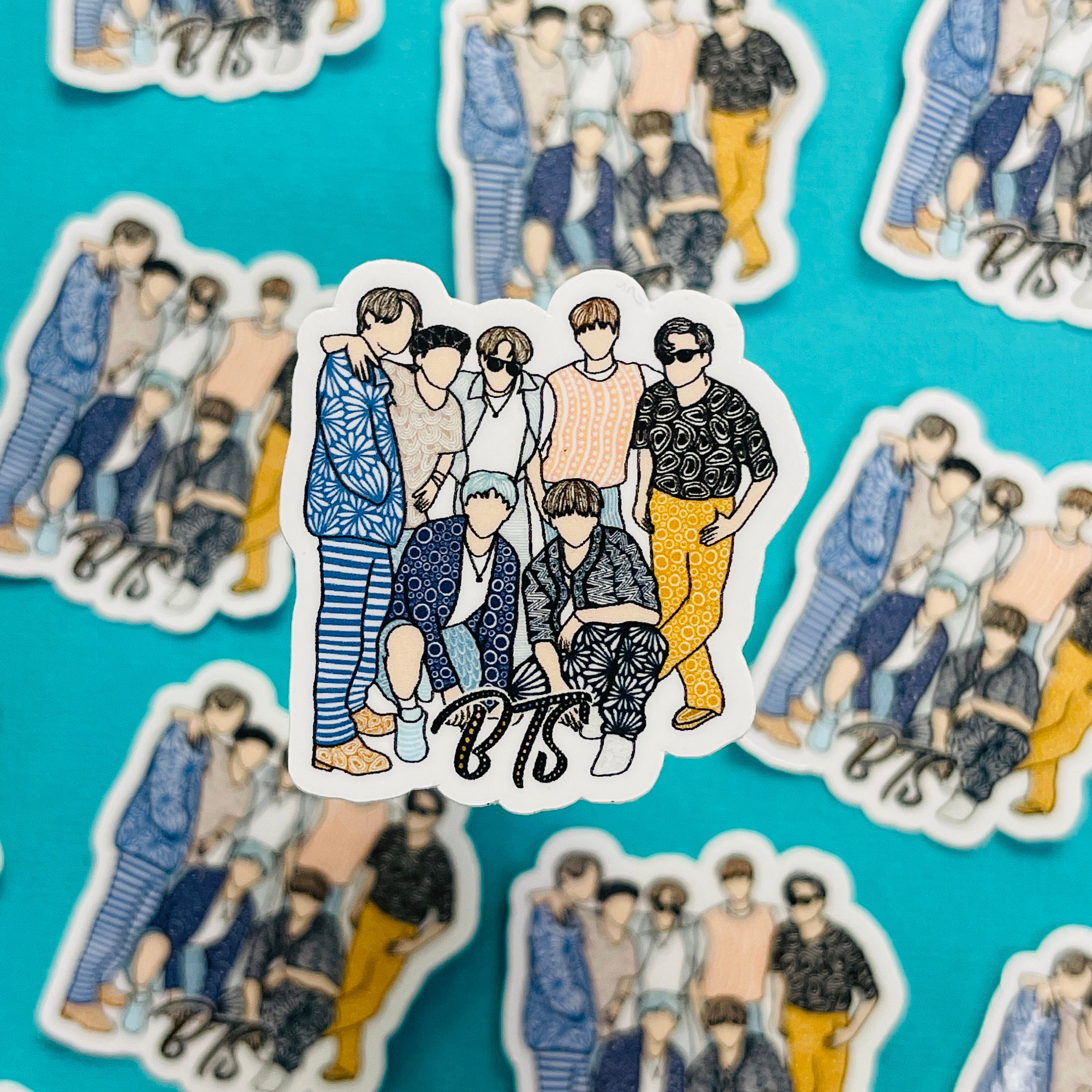 BTS Sticker (WATERPROOF)