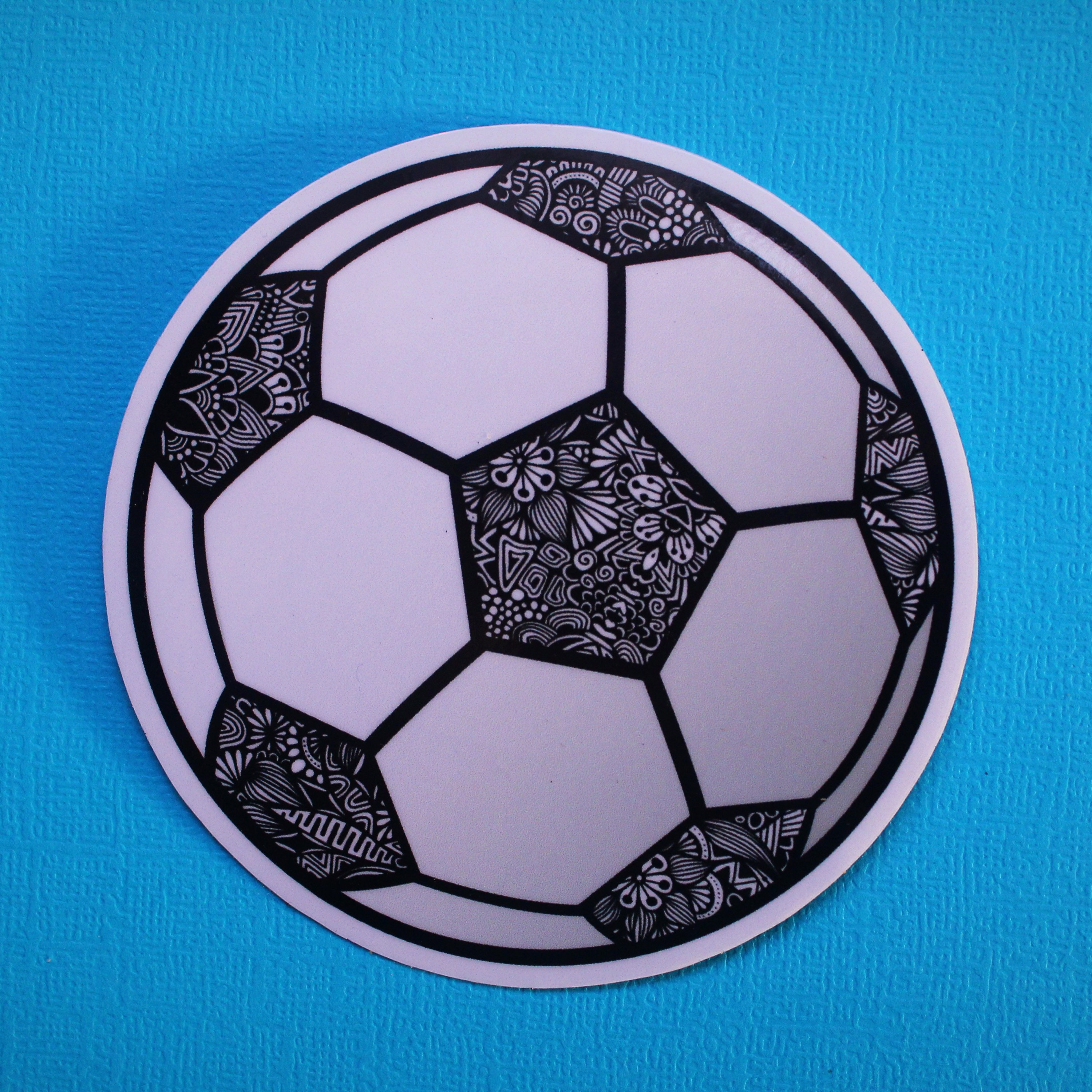 Soccer Sticker (WATERPROOF)