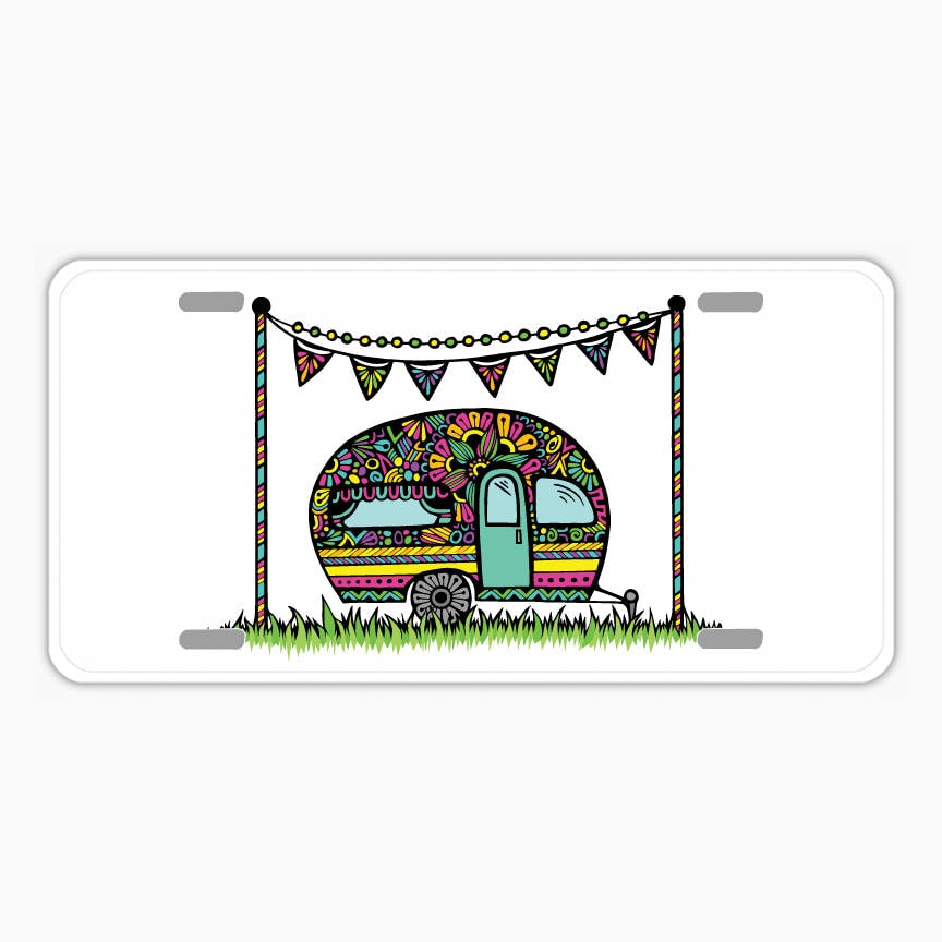 Litte Camper License Plate