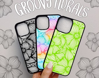 Groovy Florals iPhone Case (16 designs to choose from)