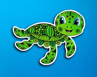 Zenimal - Timmy the Turtle Sticker (WATERPROOF)