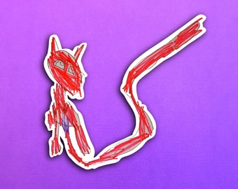 Eli’s Red Pokemon Sticker (WATERPROOF)