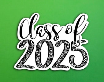 Class of 2025 Sticker (WATERPROOF)