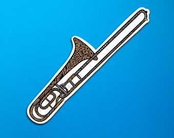 Trombone Sticker (WATERPROOF)