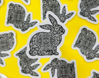 Mini Bunny Sticker (WATERPROOF)
