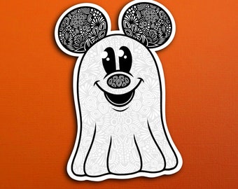 Ghost Ears Sticker (WATERPROOF)