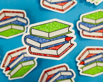 Mini Books Sticker (WATERPROOF)