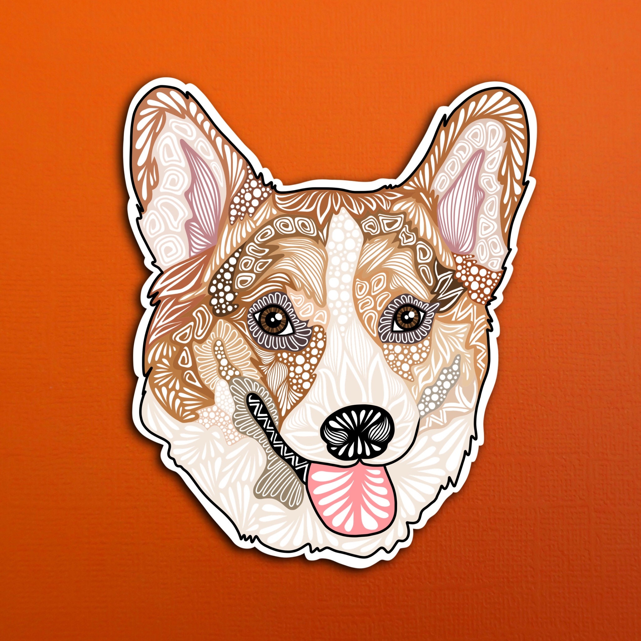 Wiggles the Dog Sticker (WATERPROOF)