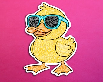 Cool Duck Sticker (WATERPROOF)