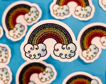 Mini Rainbow Sticker (WATERPROOF)