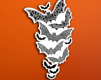 Midnight Bats Sticker (WATERPROOF)